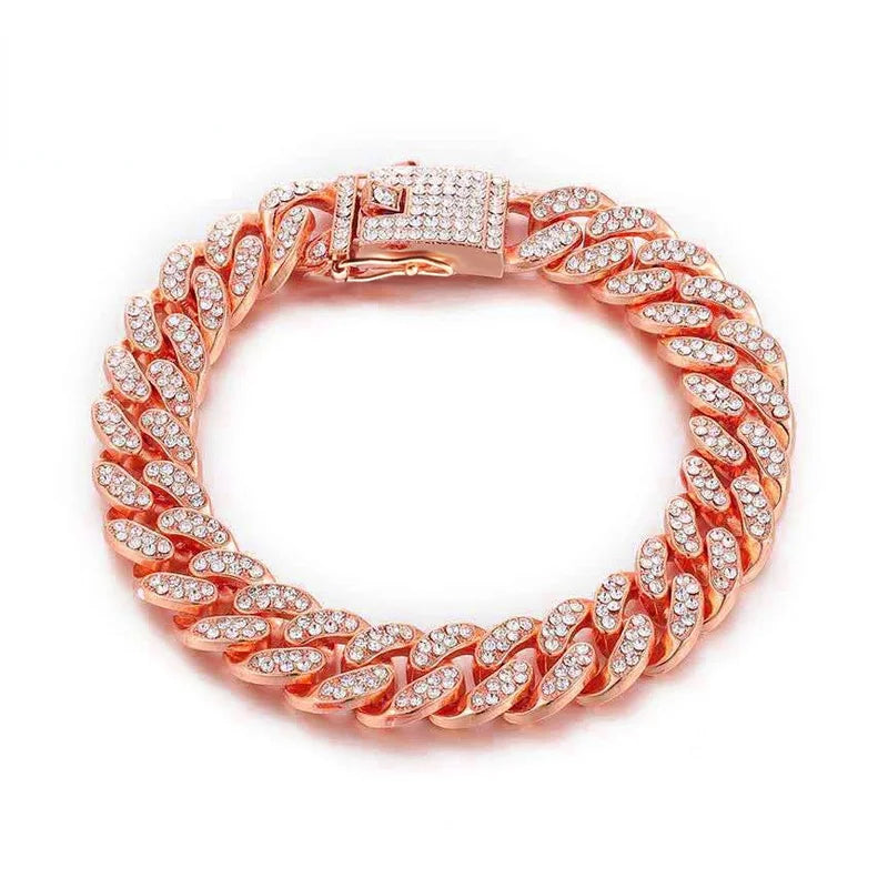 Bling Gold Dog Collar
