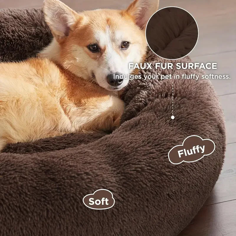 Plush Cozy Pet Bed