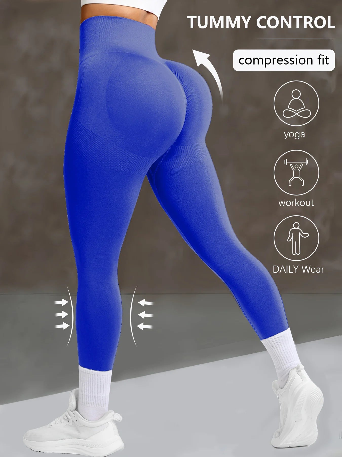 Seamless High-Waist Yoga Pants