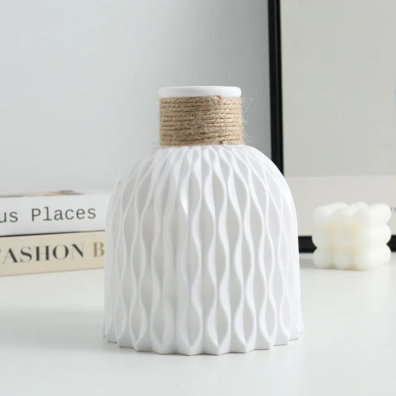 Scandinavian Ripple Flower Vase
