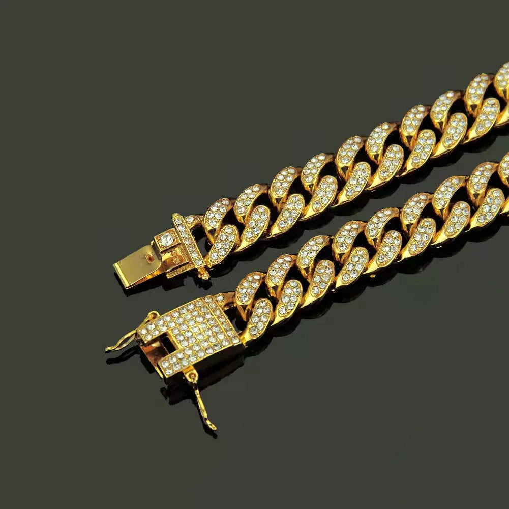 Bling Gold Dog Collar