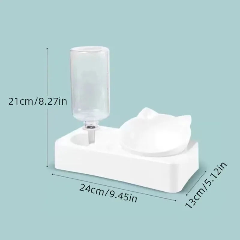 Tilted Pet Feeding Bowl