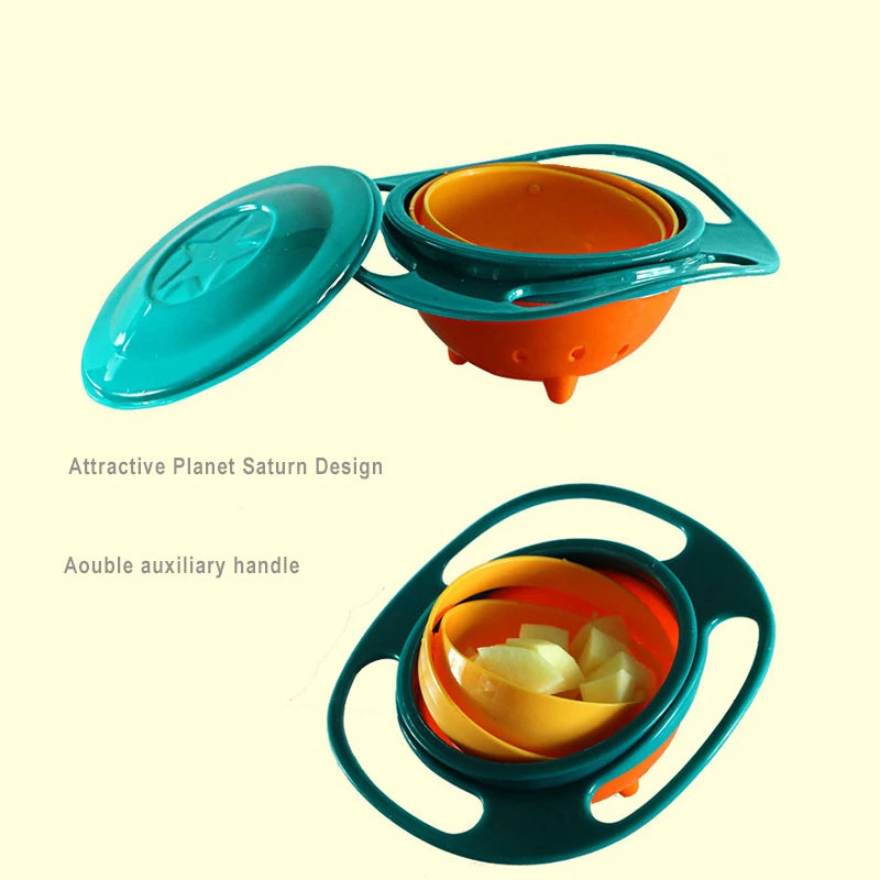 360° Spill-Proof Gyro Bowl