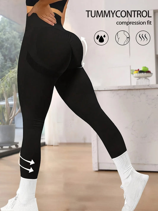 Seamless High-Waist Yoga Pants