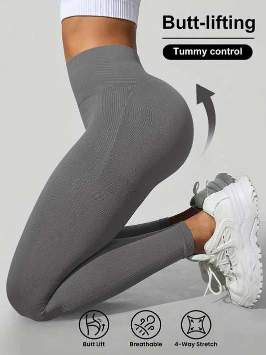 Seamless High-Waist Yoga Pants