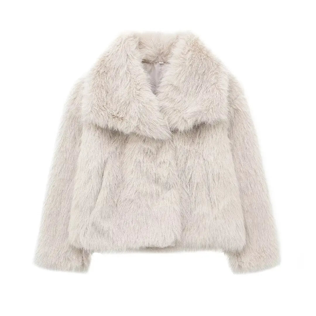 Chic Faux Fur Jacket