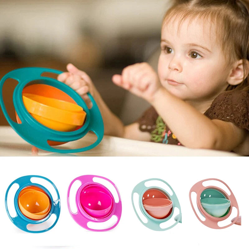 360° Spill-Proof Gyro Bowl