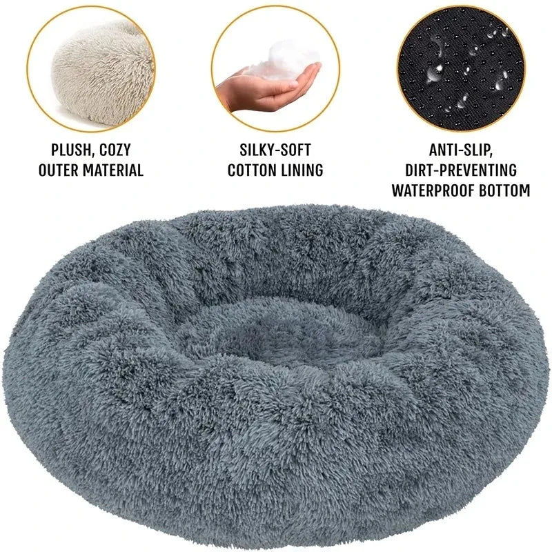 Plush Cozy Pet Bed
