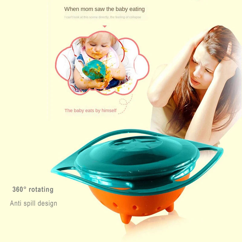 360° Spill-Proof Gyro Bowl