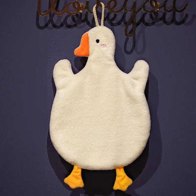 Cartoon Goose Hand Towel