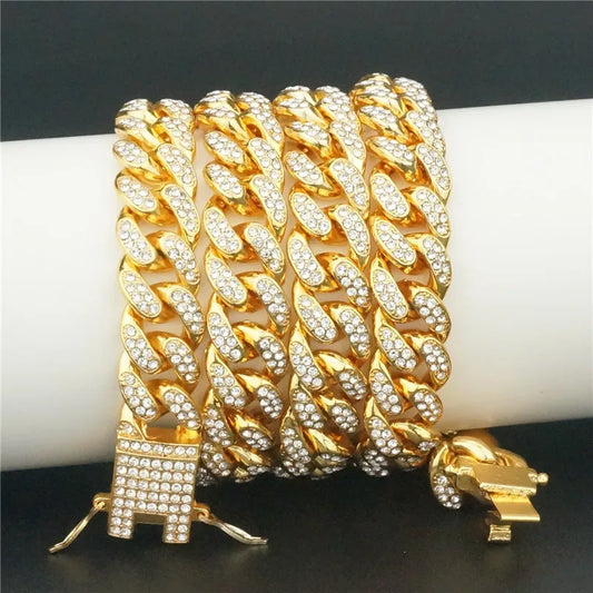 Bling Gold Dog Collar