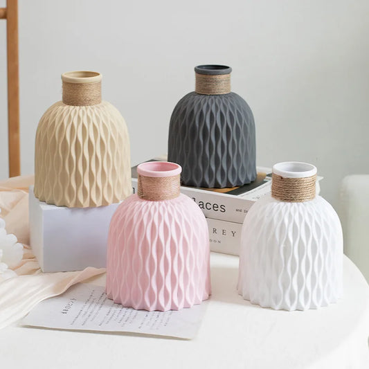 Scandinavian Ripple Flower Vase
