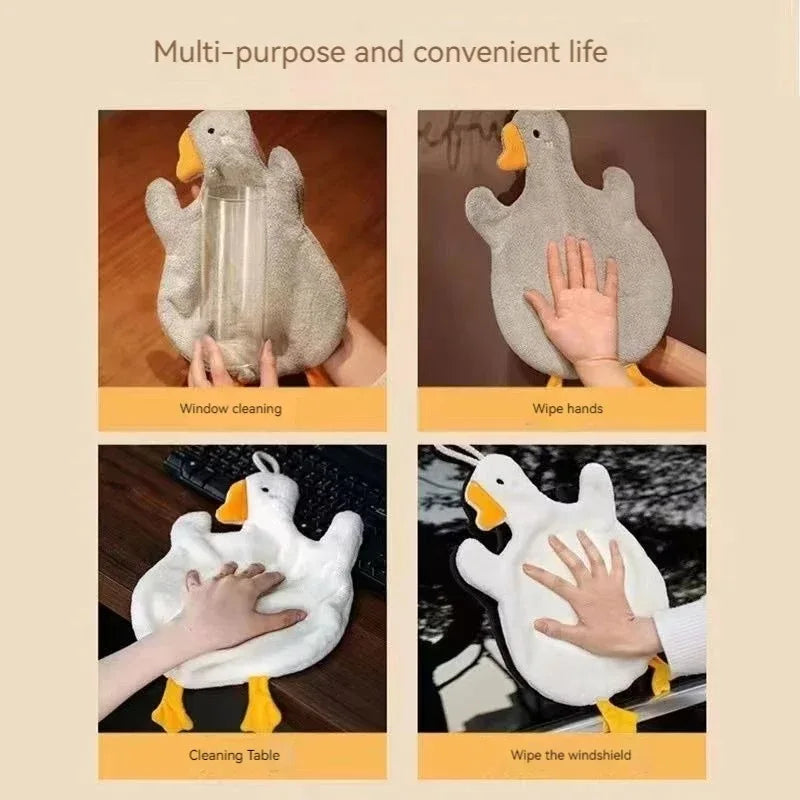 Cartoon Goose Hand Towel