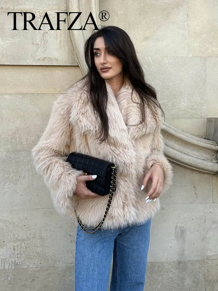 Chic Faux Fur Jacket